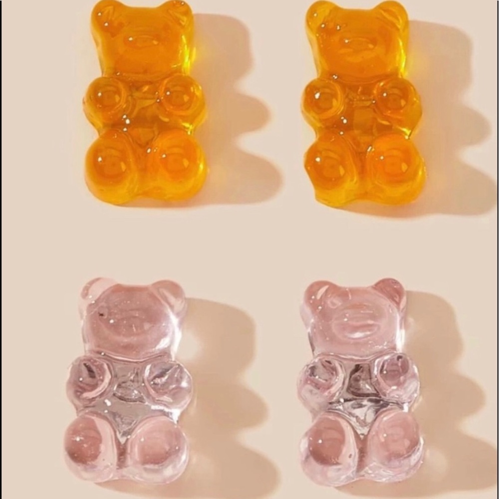 3/35.   2-pack gummy bear earring set